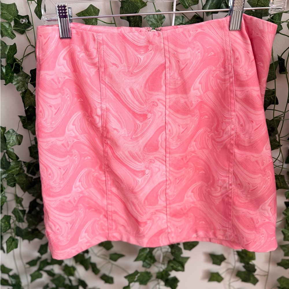 Pink Swirl Women's Skirt